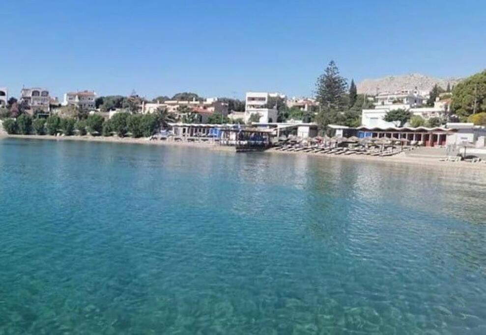Blue Flag Award Winning Ormos Lo Beach: Home 1 Vrontádos Dış mekan fotoğraf