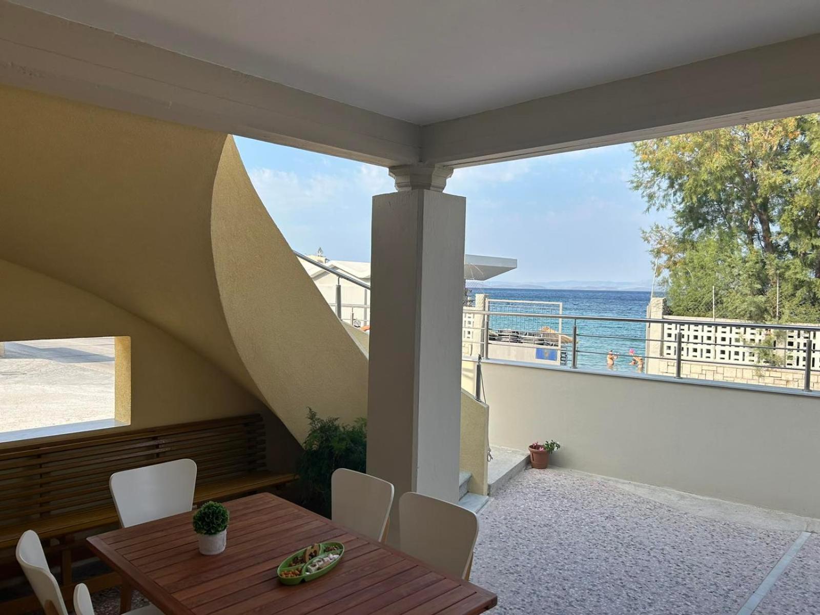 Blue Flag Award Winning Ormos Lo Beach: Home 1 Vrontádos Dış mekan fotoğraf