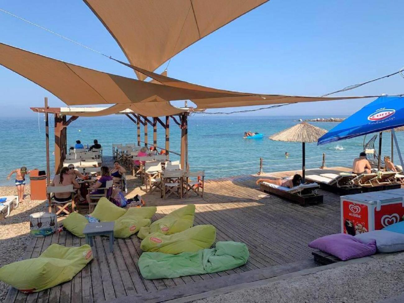 Blue Flag Award Winning Ormos Lo Beach: Home 1 Vrontádos Dış mekan fotoğraf